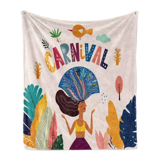 Eggshell Pale Orange Ambesonne Carnival Soft Flannel Fleece Throw Blanket Cozy Plush for Indoor and Outdoor Use Brazil National Fest Spring Welcoming Blossoms Samba Costume 50 x 60 Eggshell Pale Orange Ambesonne Carnival Soft Flannel Fleece Throw Blanket Cozy Plush for Indoor and Outdoor Use Brazil National Fest Spring Welcoming Blossoms Samba Costume 50 x 60